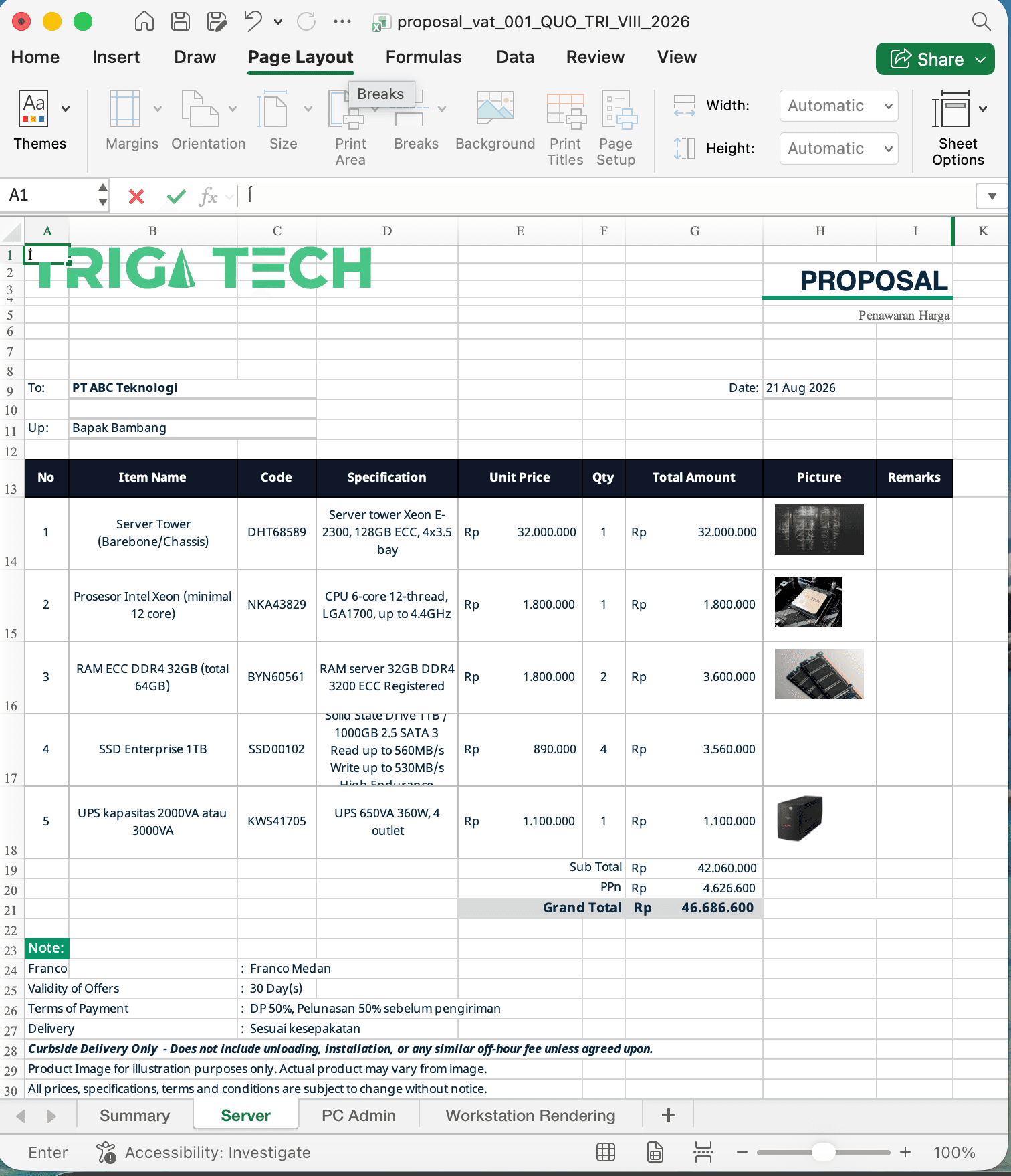 Sistem Otomasi Proposal & Auto-Quotation - Gambar 5